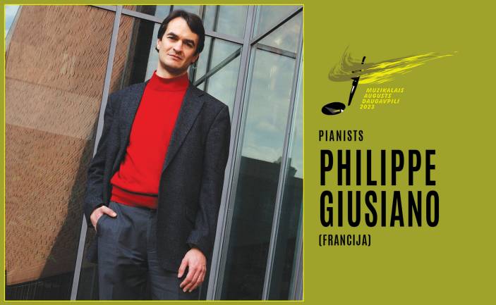 Pianista Philippe Giusiano (Francija) koncerts