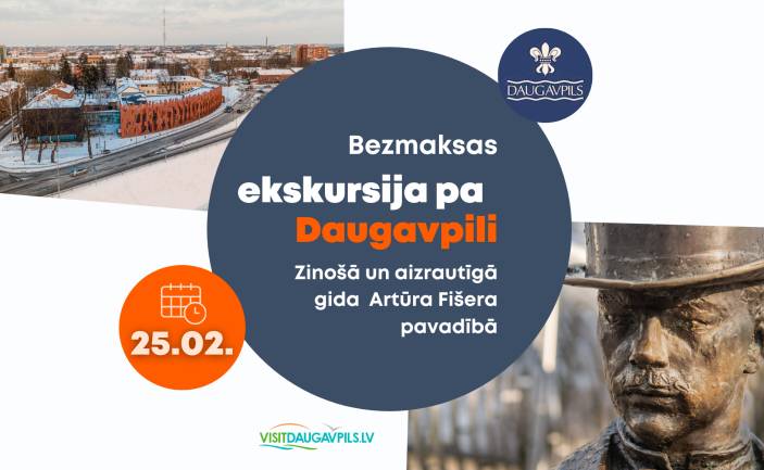 Bezmaksas ekskursija pa Daugavpili gida pavadībā