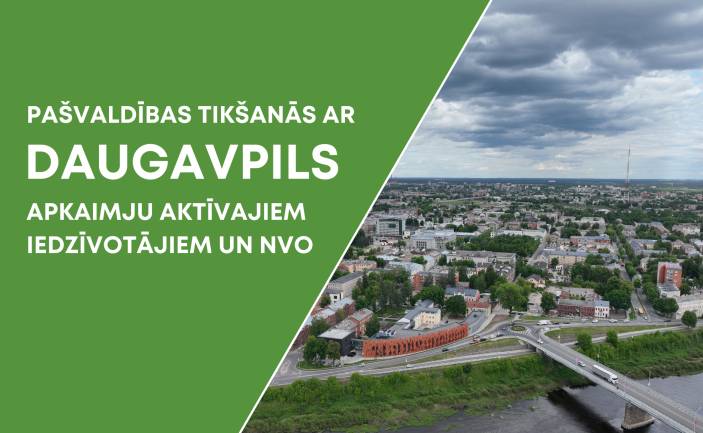 Pašvaldības tikšanās ar Daugavpils apkaimju aktīvajiem iedzīvotājiem