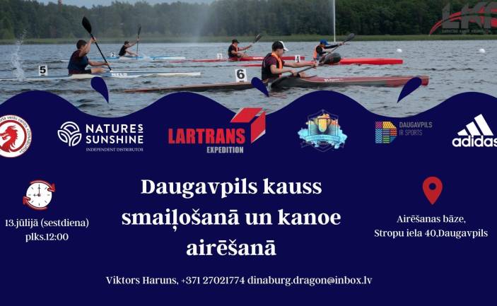 Daugavpils kauss smaiļošanā un kanoe airēšanā 2024