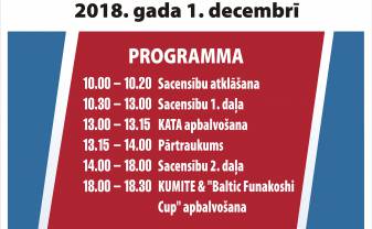 KARATĒ TURNĪRS “BALTIC FUNAKOSHI CUP”