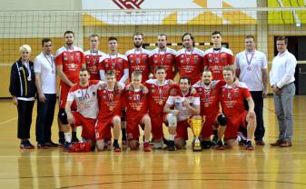 Daugavpils volejbolistiem bronzas medaļas Latvijas čempionātā