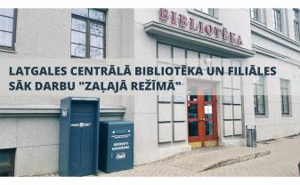 Daugavpils publiskās bibliotēkas ver durvis “zaļajā režīmā”