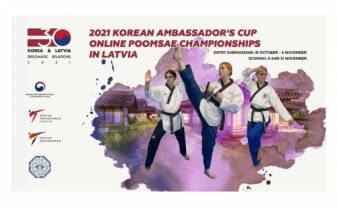 Daugavpils- labākā Latvijā taekvondo turnīrā ''Korean Ambassadors Cup''