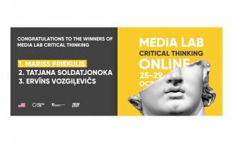 Noskaidroti medijpratības projekta “MediaLab Critical Thinking” uzvarētāji