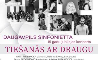 “Daugavpils Sinfonietta” aicina uz 15 gadu jubilejas koncertu