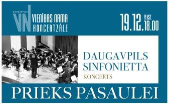 “Daugavpils Sinfonietta” aicina uz koncertu