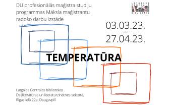 DU profesionālās maģistra studiju programmas MĀKSLA maģistrantu  radošo darbu izstāde 