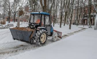 Ielu uzkopšana Daugavpilī notiek pastiprinātā režīmā