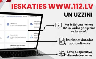 Informē, saņem un uzzini ar jauno lietotni “112 Latvija” un tīmekļvietni www.112.lv