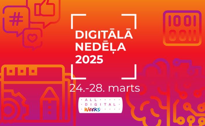 Bibliotēka aicina iesaistīties Digitālajā nedēļā 2025