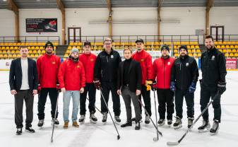 Latvijas hokeja izlases treneri viesojas Daugavpils Sporta skolā