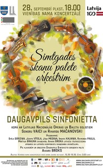 Daugavpils Sinfonietta aicina uz koncertu!