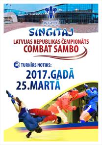 25. martā pirmais Latvijas Republikas Čempionāts Kaujas SAMBO cīņā