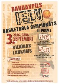 Ielu basketbola čempionātā tiks aizvadīts 3. posms