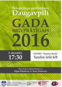 Brīvprātīgo godināšana Daugavpilī „Gada brīvprātīgais 2016”