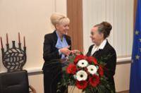 Daugavpils City Council congratulated Chevalier of Recognition Cross Maria Ivanova