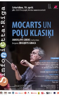 SINFONIETTA RĪGA / Diriģents Zbigņevs GRACA MOCARTS UN POĻU KLASIĶI