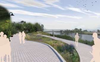 Projektu ietvaros atjaunos Cietokšņa inženierarsenālu un būvēs Daugavas labā krasta promenādi