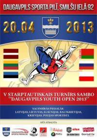 20.04.2013 центр самбо и дзюдо г. Даугавпилса, при поддержке Управления Спорта г. Даугавапилса, провел 5 международный турнир по самбо.