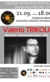 VALERIO TRIKOLI 21.09. plkst. 18.00