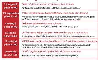 VUGD aicina uz informatīvajiem semināriem Latgalē par ugunsdrošības prasībām